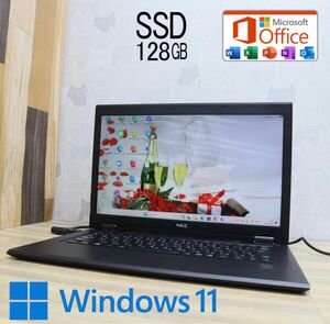 ★中古NECパソコンSSD128GB★VK22TG-X Core i5-5200U Win11 Office ノートPC114