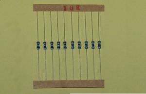  metal film resistance ( fuse resistance ) 10Ω 1/4W 10 pcs set 