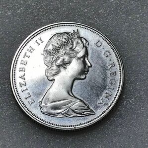 カナダ マニトバ州加盟100周年 1ドル記念硬貨 1870～1970年