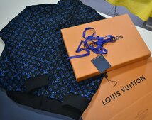 【SAZAN】 ルイヴィトン LOUIS VUITTON モノグラム ジップスルージャカードフーディ XL RM2319(2回着用のみ極美品)★LV_画像4