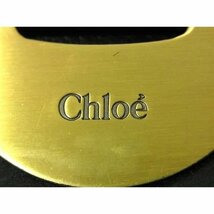 Chloe クロエ レザー ハンドバッグ トートバッグ ブラック系 3232_画像7