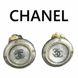 CHANEL シャネル ココマーク クリップ式 イヤリング シルバー系 3265