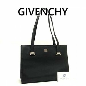 GIVENCHY ジバンシィ レザー ハンドバッグ ショルダーバッグ ブラック系　3186