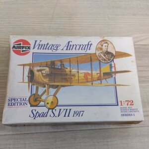 【F698】【未開封】 AIRFIX エアフィックス 1/72 Vintage Aircraft SPECIAL EDITION Spad S.VⅡ 1917 01081