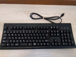 【F113】 キーボード KU-3920 黒 ブラック 有線キーボード USB日本語キーボード