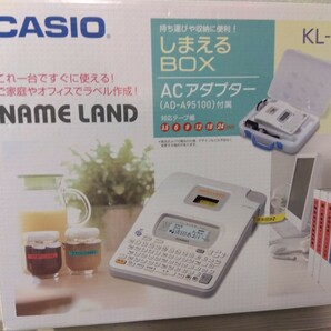 【F733】【稼働品】 CASIO カシオ NAME LAND ネームランド KL-H75 箱付き ラベルプリンター テプラの画像7