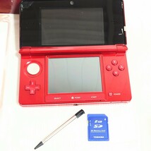 超美品 ニンテンドー3DS本体セット フレアレッド　nintendo3ds 箱説明書付き 任天堂　動作確認済み　液晶良好　送料無料　1円スタート_画像6