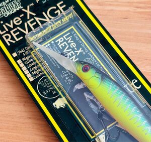 新品 メガバス Megabass ライブ-X リベンジ Live-x REVENGE MAT TIGER Y2004 オールド