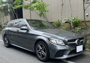 【MC後 後期type】C220dステーションAVG AMGライン Burmester パノラマルーフ レザーExclusive ヘッドアップ Apple Car Play【Vehicle inspection令和7/8】