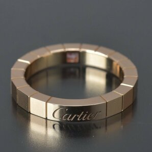 1円 新品仕上げ Cartier カルティエ ラニエール リング 指輪 11号 K18 ピンクゴールド ピンクサファイア ケース付き ジュエリー 750 Me.gの画像4