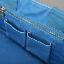 PRADA プラダ カナパ トートバッグ ハンドバッグ デニム ブルー クリーニング済 ラージサイズ CANAPA 水色 ボストン 鞄 Ma.a/k.i_画像7