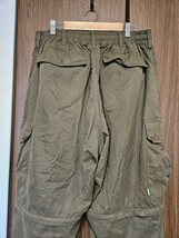 HUF ハフ 2WAY カーゴパンツ XL カーキ メンズ 6 POCKET EASY CARGO PANT 6ポケット イージーパンツ _画像4