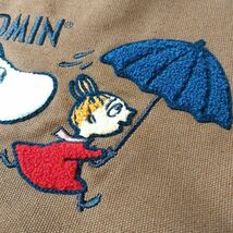 MOOMIN さがら刺繍 トートバッグ ③ ブラウン系 リトルミイ ムーミン_画像4