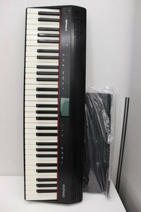 ○○ジャンク品 ROLAND/ローランド GO:PIANO GO-61P 61鍵盤 キーボード 2017年製 譜面台付き ピアノ 電子ピアノ 61鍵