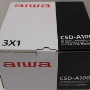 ○未使用 aiwa アイワ CSD-A100 ラジオカセットレコーダー【動作保証出品】ラジカセの画像1