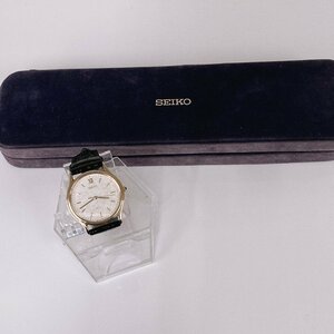 ●【ジャンク扱い】セイコーSEIKO ドルチェ DOLCE 腕時計 アナログ 5E31-6070　電池切れ 裏に名前刻印あり