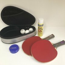 ● 卓球ラケット Nittaku ニッタク セプティアー Septear バタフライ　Butterfly 福原愛　AI Fukuhara ENJOY PING-PONG! セット 中古品_画像1