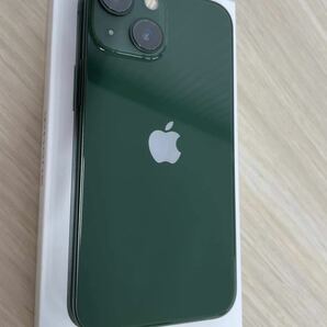 【美品】 iPhone13mini 128GB グリーン 米国版SIMフリー※シャッター音なし ※純正ケースと保護フィルム付の画像2