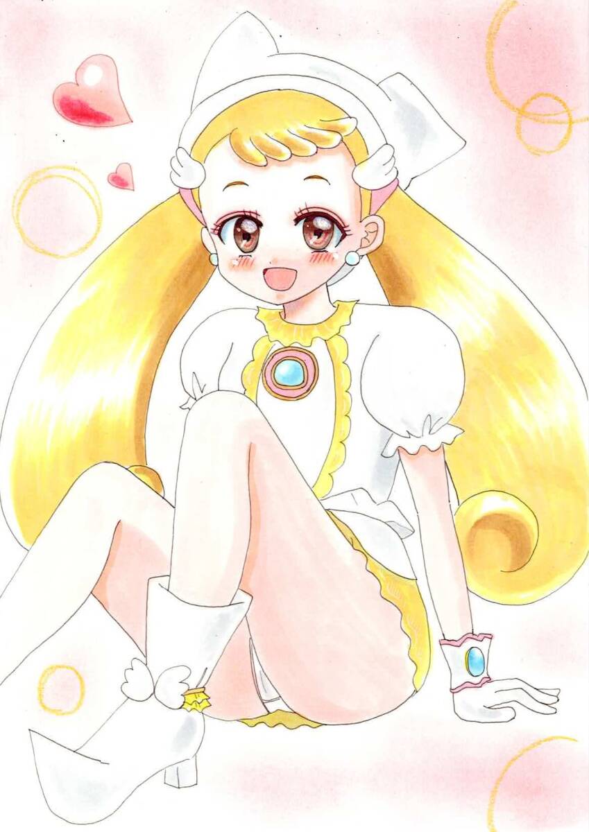 Doujin Illustration dessinée à la main Hana-chan Ojamajo Doremi Taille A5, des bandes dessinées, produits d'anime, illustration dessinée à la main