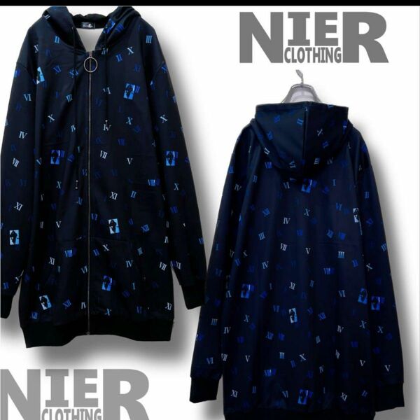 ばらばらアルファベットLONG LENGTH ZIP OUTER