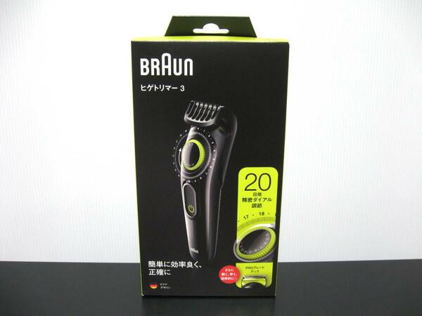 ◆送料無料◆新品◆BRAUN ブラウン◆ヒゲトリマー3◆BT3221◆即決◆