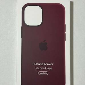 ◆新品◆Apple純正◆iPhone 12 mini シリコンケース（プラム）の画像1