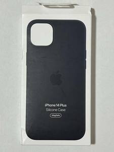 * unused *Apple original *iPhone 14 Plus silicon case ( midnight )