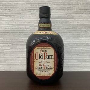【未開栓】Old Parr 12年 King Size 1000ml 43% / オールドパー Aged12Years De Luxe Scotch Whisky お酒 スコッチ キングサイズの画像1