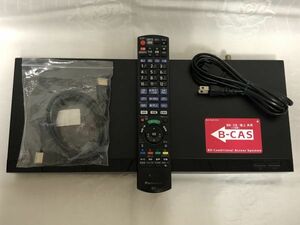 【動作OK】Panasonic DMR-2CW100 ブルーレイレコーダー 純正リモコン B-CASカード HDMIケーブル '21年製 13