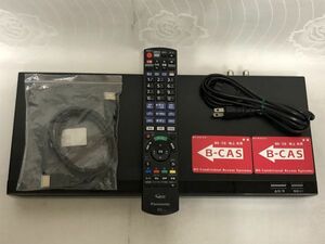 【動作OK】Panasonic DMR-BRG2050 ブルーレイレコーダー 純正リモコン B-CASカード HDMIケーブル '18年製 22