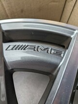 超美品 送料無料 メルセデス・ベンツ C43 AMG 純正アルミホイール 18×8J ET48.1 1本 A2064012200 空気圧センサー付 センターキャップ付_画像7