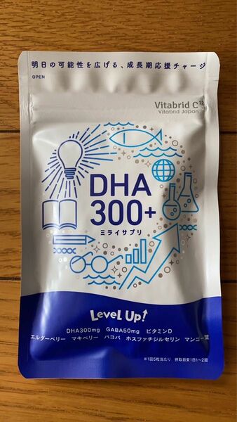 ビタブリッド　DHA 300 ミライサプリ　レベルアップ