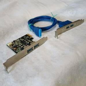 USB3.0 PCIボード＿USB3.0 マザーボード20ピンケーブルの画像1