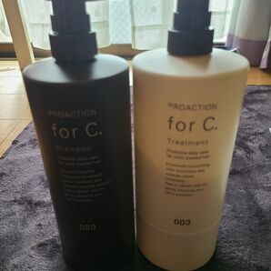 ナンバースリー PROACTION for C. プロアクション フォーシー シャンプー 1000ml＆トリートメント1000g 