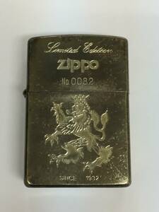 1円～！ZIPPO ジッポ ライター Limited Edition リミテッド エディション No.0032 シルバー 1999年 オイルライター 喫煙具 着火確認済み