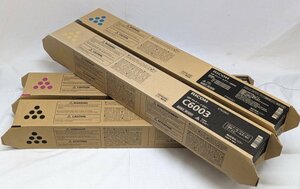 【RICOH/リコー】トナー 4色セット C6003 ブラック/イエロー/シアン/マゼンタ/未開封品/ab4685