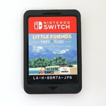 【中古美品】NINTENDO SWITCH ソフト リトルフレンズ・パピーアイランド/ニンテンドー/任天堂/子犬/動物/ij0644_画像4