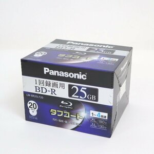 [Panasonic/ Panasonic ] video recording for 4 speed Blue-ray disk 25GB( postscript type ) 20 sheets pack tough coat unused /ts0251