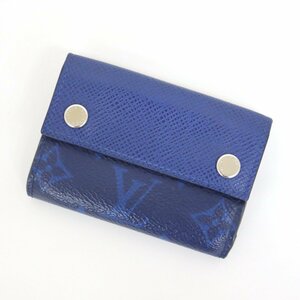 【LOUIS VUITTON】ルイヴィトン タイガラマ ディスカバリーコンパクトウォレット ブルー M67620 UB2169/2j2130