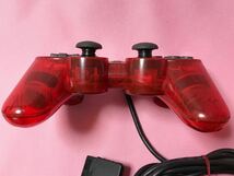 アナログコントローラー　プレイステーション2 PS2　 SONY DUALSHOCK2　 「SCPH-10010」　クリムゾンレッド_画像4