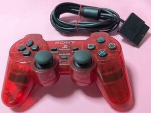 アナログコントローラー　プレイステーション2 PS2　 SONY DUALSHOCK2　 「SCPH-10010」　クリムゾンレッド