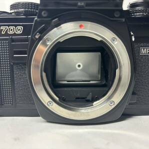 極美品MINOLTA ブラック ミノルタ フィルムカメラ ボディ x-700 mpsの画像3