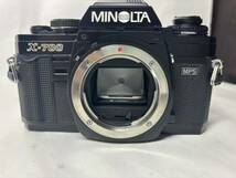 極美品MINOLTA ブラック ミノルタ フィルムカメラ ボディ x-700 mps_画像2