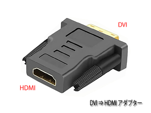 ■ DVI (24+1) ⇒ HDMI アダプター ■