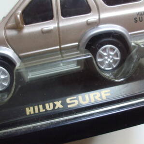 辰巳屋 国産車ミニカーシリーズ トヨタ ハイラックスサーフ ダイキャストシャーシ/プルバックミニカー HILUX SURF レアの画像6