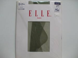 ELLE PARIS　エル　ガーターストッキング　シャドーグレー　23～24　シームレス ストッキング