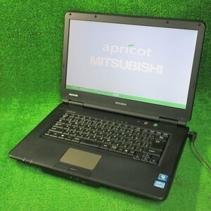 [3952]三菱 AL21LXNCFPKC Core i3？ HDDなしメモリ2GB DVD-ROM 15インチ ジャンク