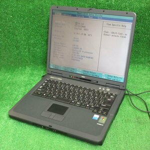 [3938]NEC PC-VY17FDFER Pentium M 1.70GHz HDなし メモリ1.24MB DVD-ROM 15インチ BIOS OK ジャンク
