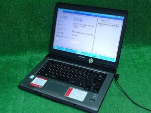 [3198]東芝 dynabook PX/50G Core2Duo T8100 2.10GHz HDD無 メモリ3GB DVDマルチ 15.4インチ BIOS OK CMOS切れ 表示ムラ ジャンク