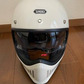 【美品】 SHOEI ショウエイ EX-ZERO フルフェイス ヘルメット 白 ホワイト XLサイズの画像2